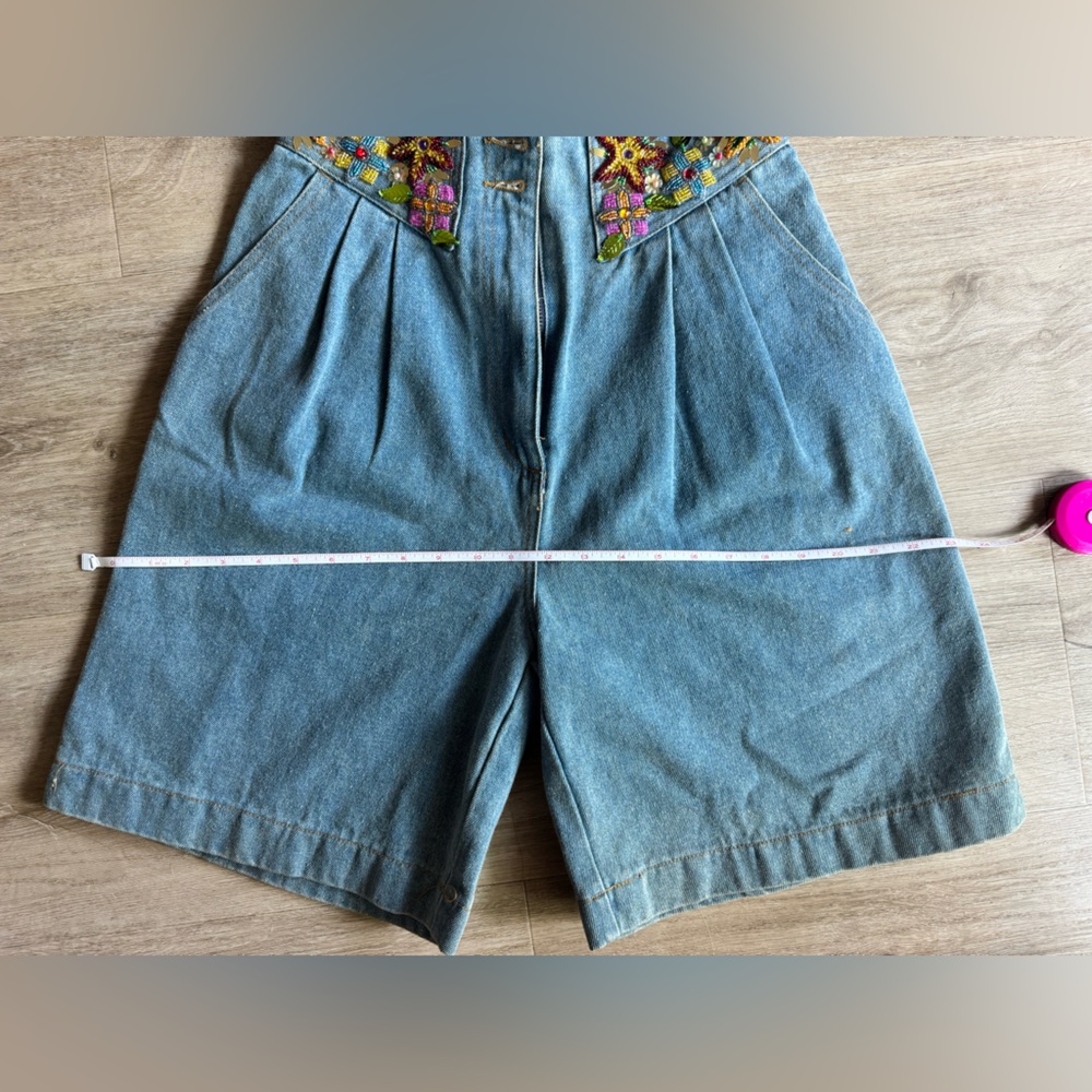 Vintage culottes/mom jeans with beading - Picture 6 of 9